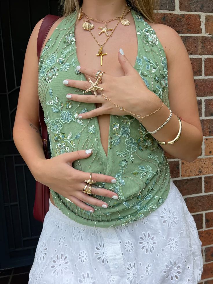 Stella | The Draped Halter Top