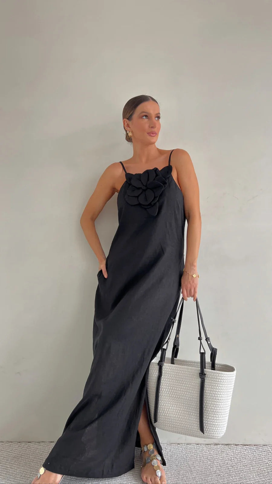 Flora | Linen Dress