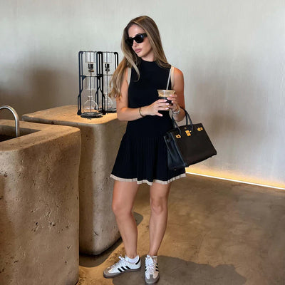 Lea | Ribbed Mini Dress