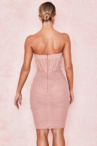 CHIC ELEGANT CORSET MINI DRESS ACLOSY