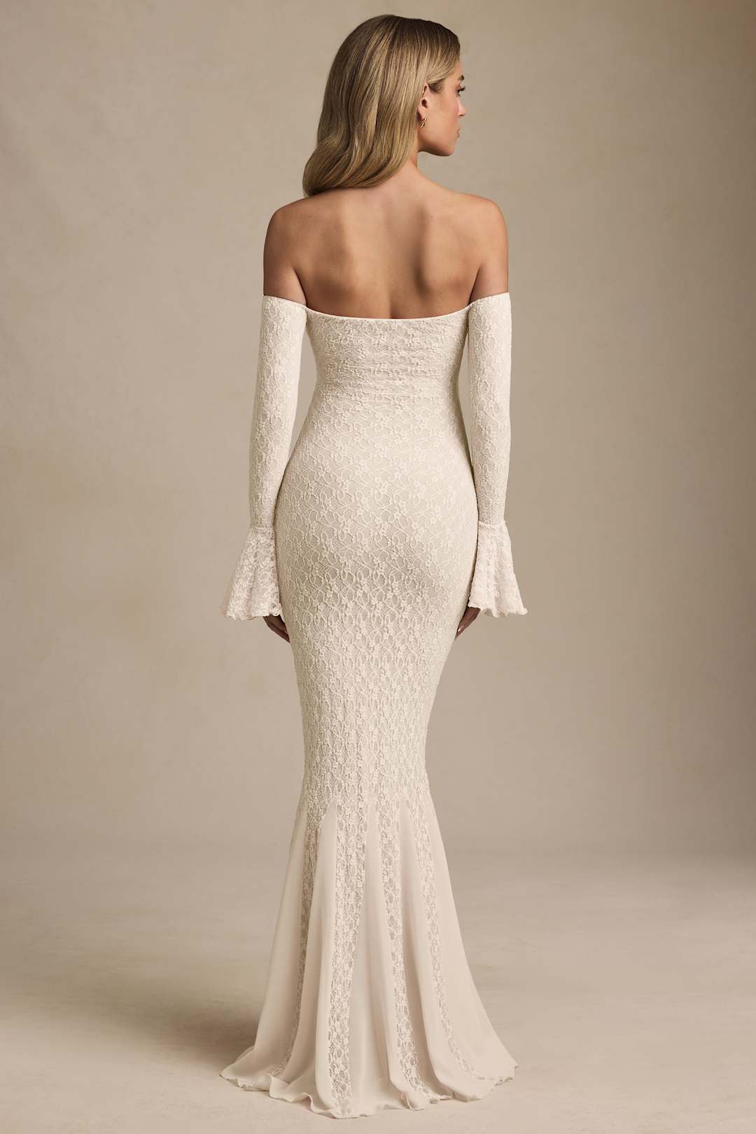 Aurora | Off-Shoulder Lace Maxi Dress