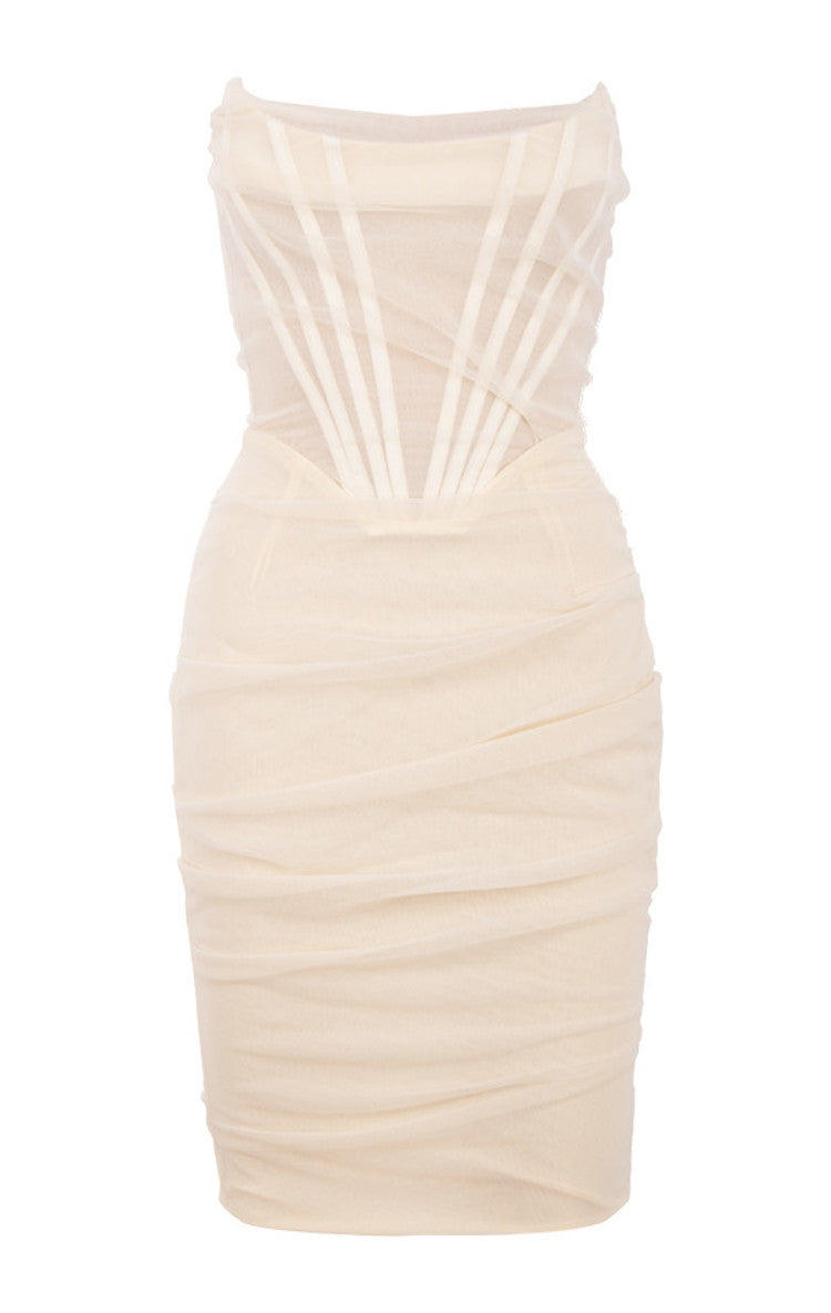CHIC ELEGANT CORSET MINI DRESS ACLOSY