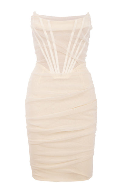 CHIC ELEGANT CORSET MINI DRESS ACLOSY