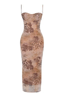 Desert Eclipse Sheer Maxi Dress