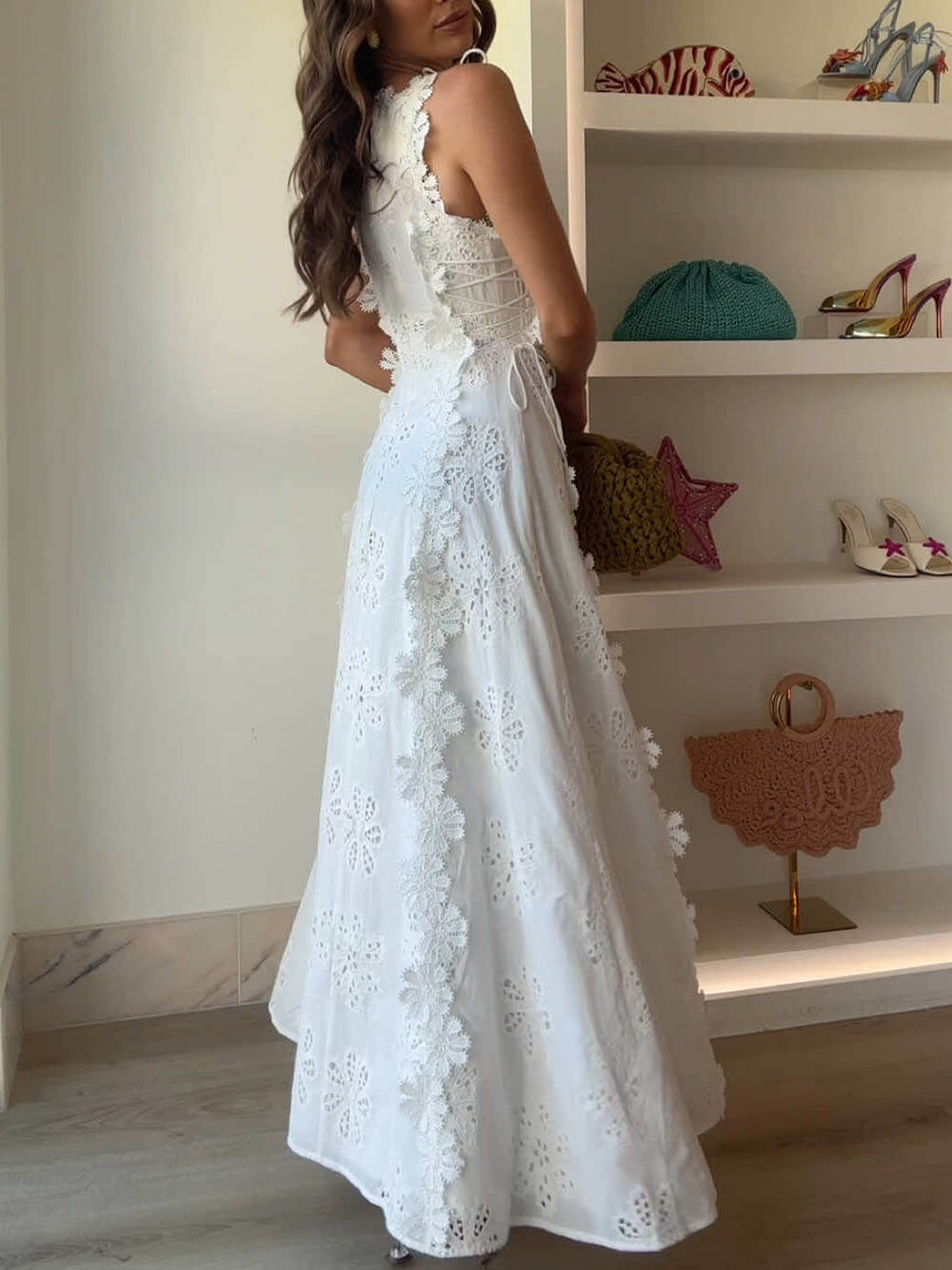 Eden | Crochet Maxi Dress