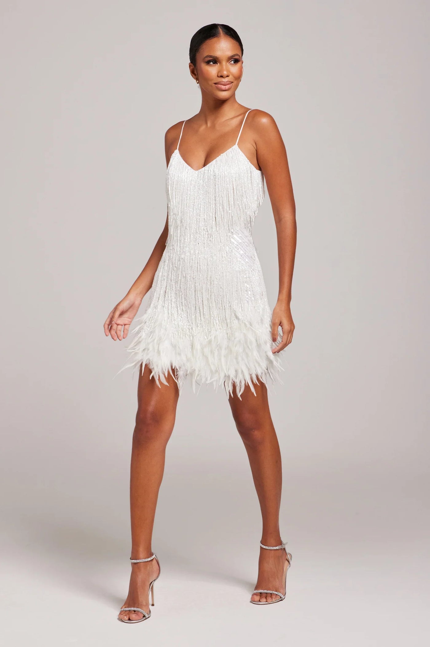 Mel | Feather Mini Dress
