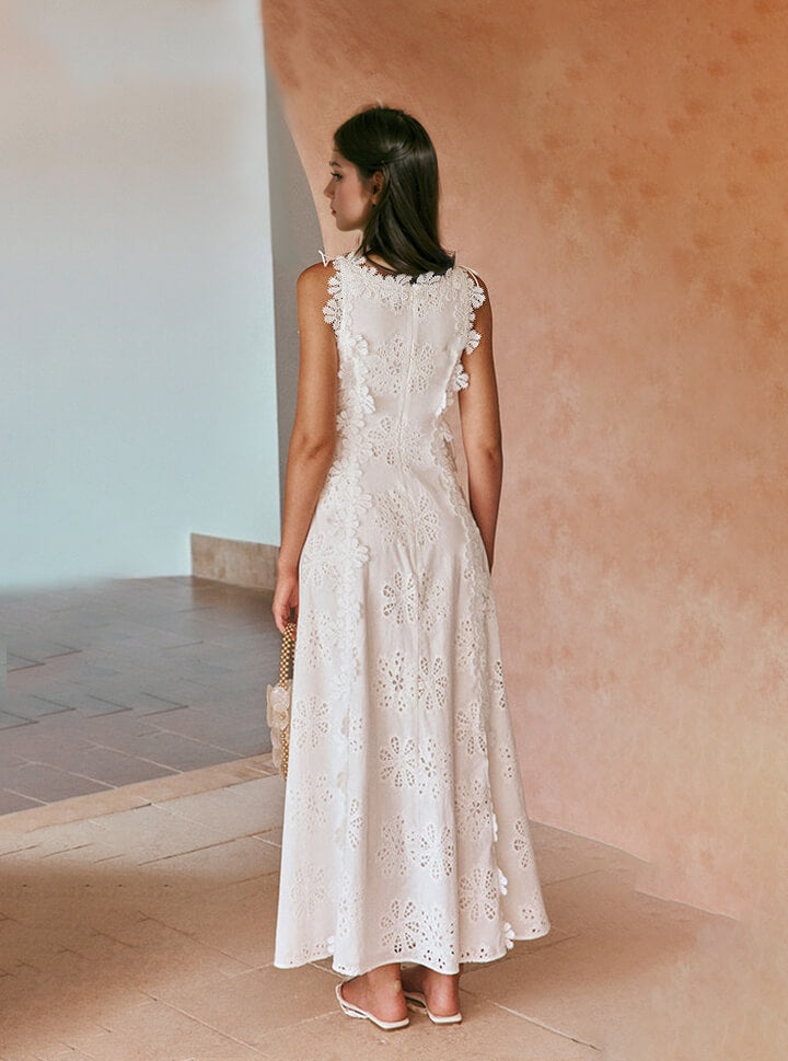 Eden | Crochet Maxi Dress