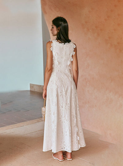 Eden | Crochet Maxi Dress