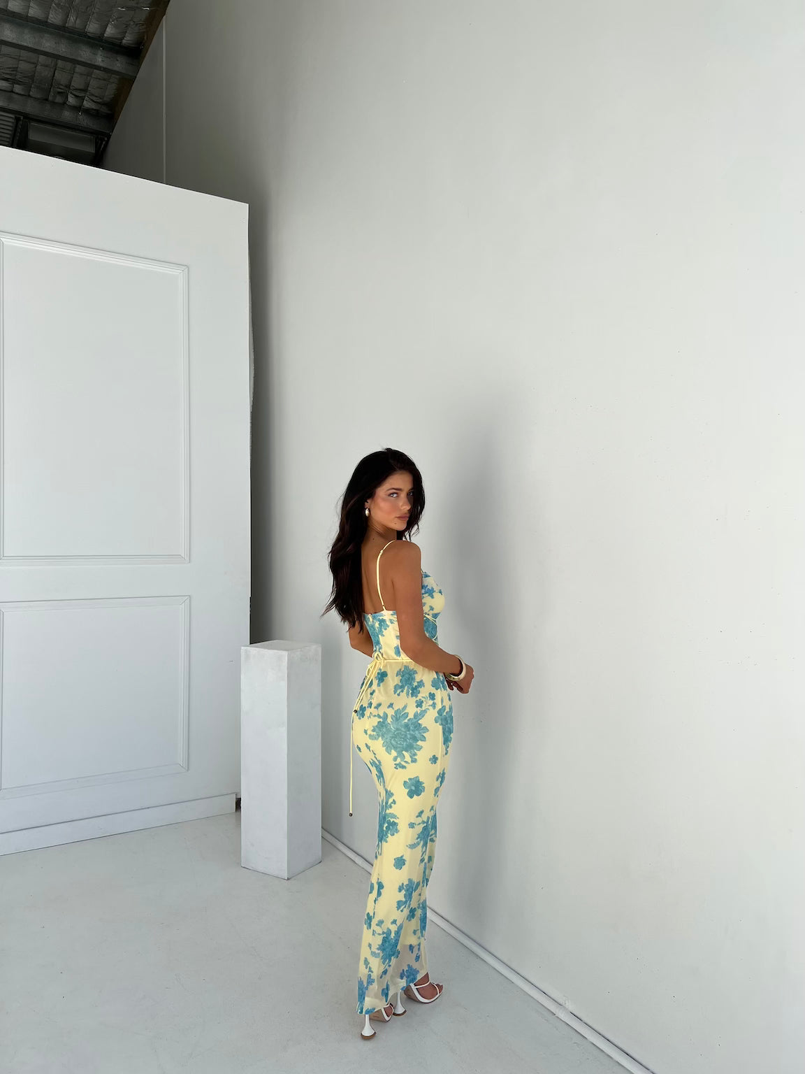 Celina | Sleeveless Floral Maxi Dress