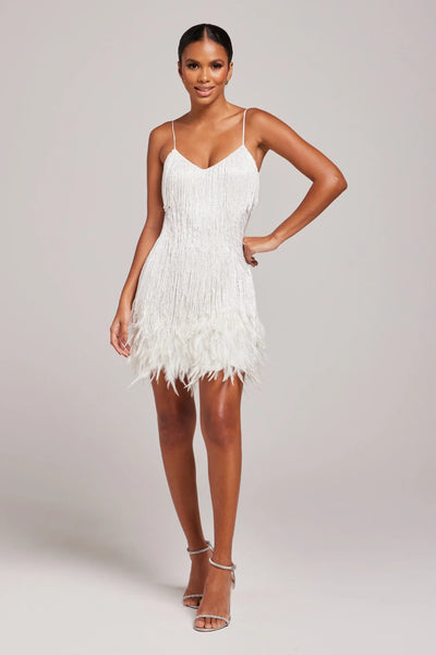 Mel | Feather Mini Dress