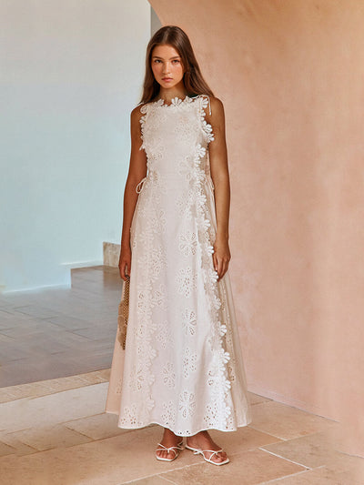 Eden | Crochet Maxi Dress