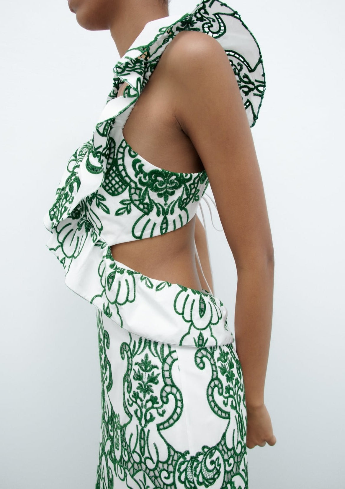Harel  | Ruffled Maxi Dress