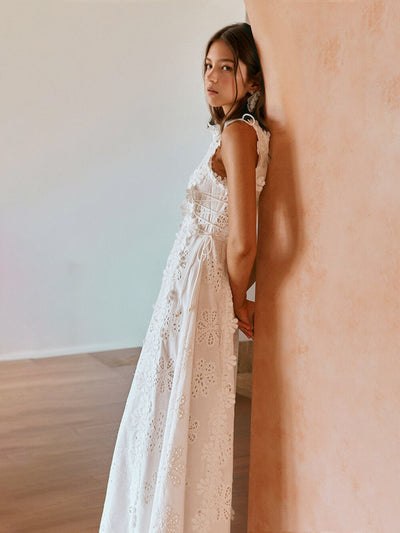 Eden | Crochet Maxi Dress