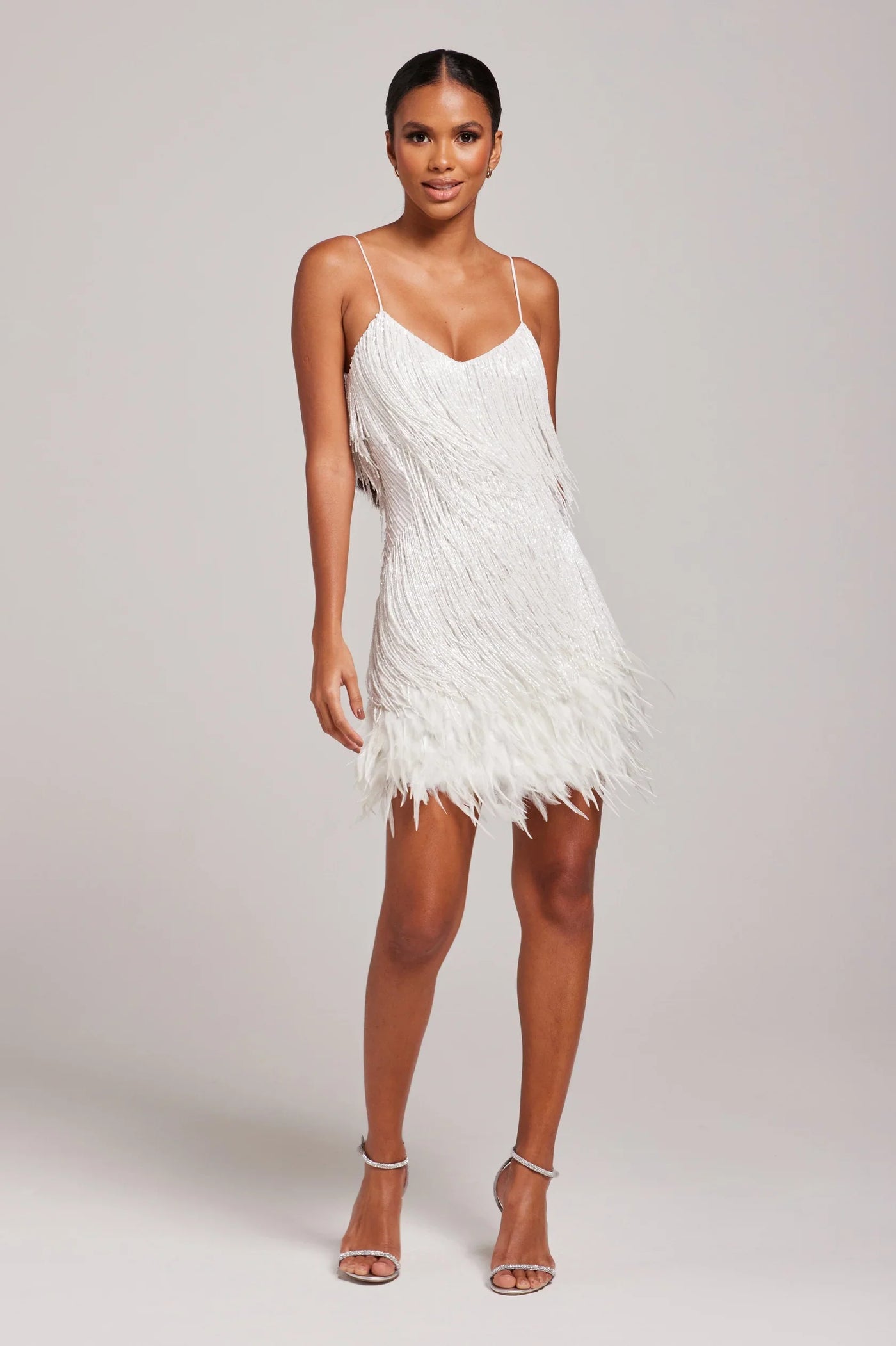 Mel | Feather Mini Dress