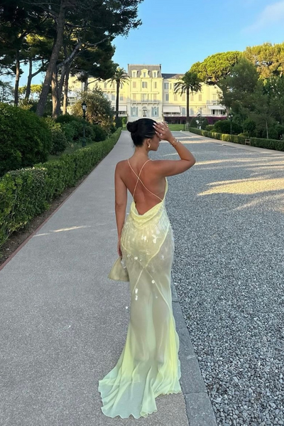 Salome | V-Neck Sleeveless Maxi Dress