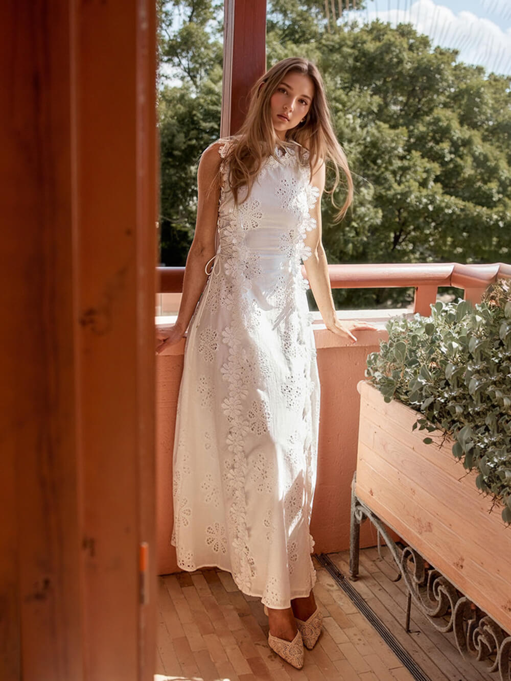 Eden | Crochet Maxi Dress