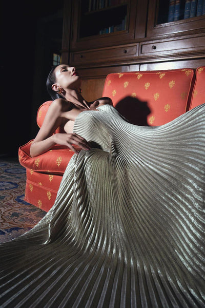 Aura | Pleated Dress