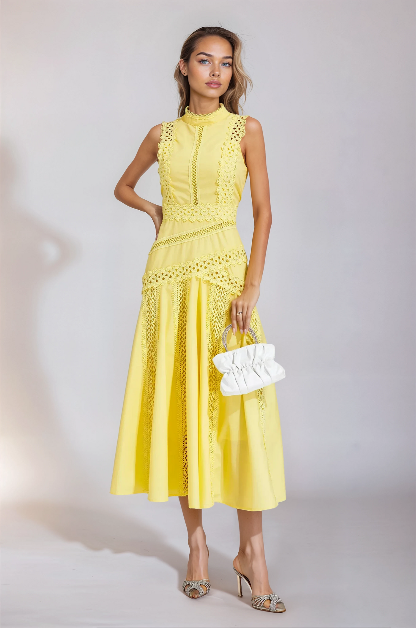 Miran | Sleeveless Lace Dress