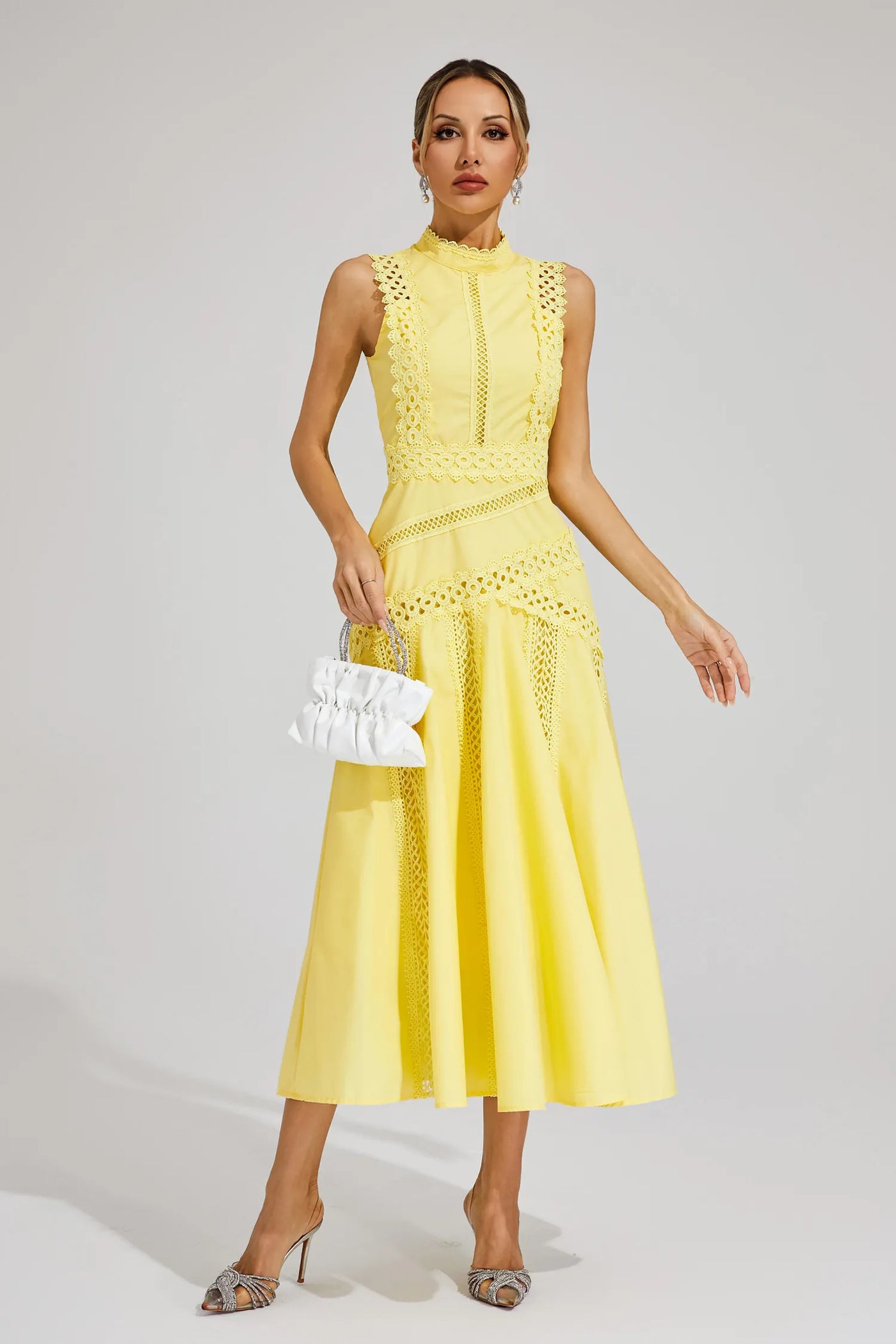Miran | Sleeveless Lace Dress