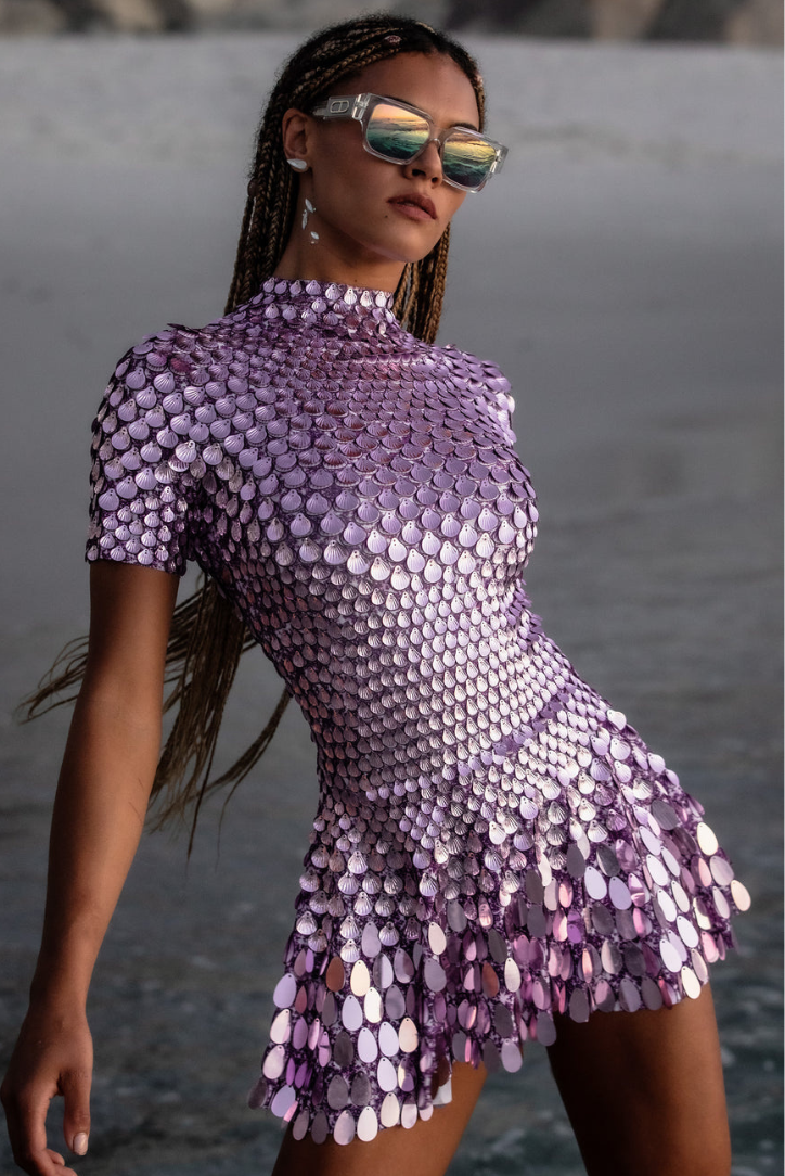 Tania | High Neck Mini Dress