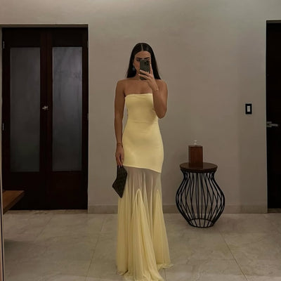 Tyla | Slim Bustier Maxi Dress