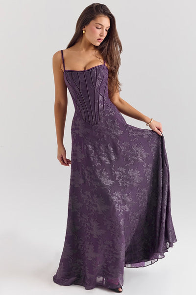 Estelle | One-Shoulder Satin Gown