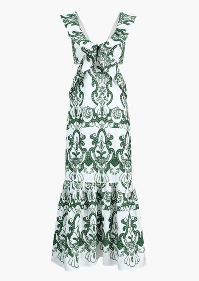 Harel  | Ruffled Maxi Dress