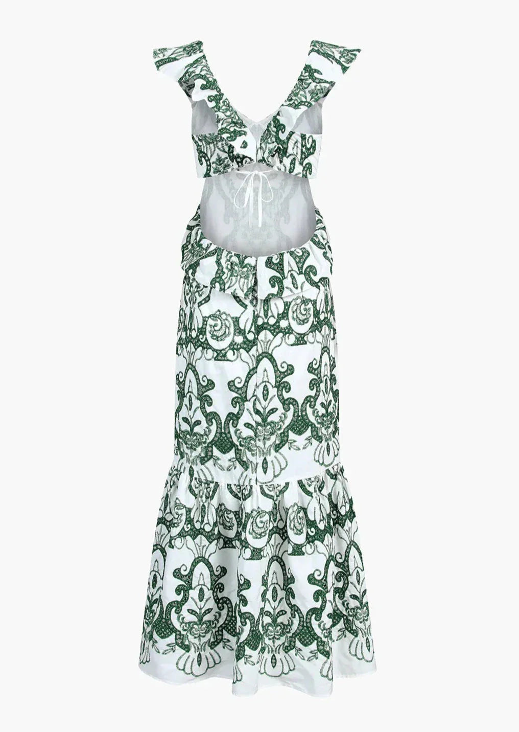 Harel  | Ruffled Maxi Dress