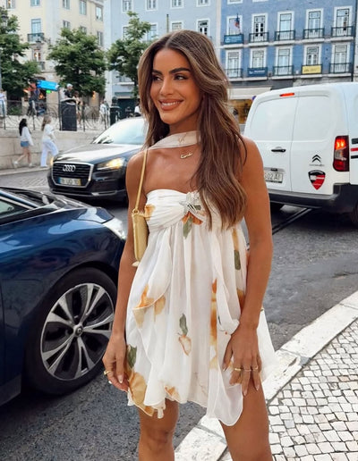 Joana  | Printed Mini Dress