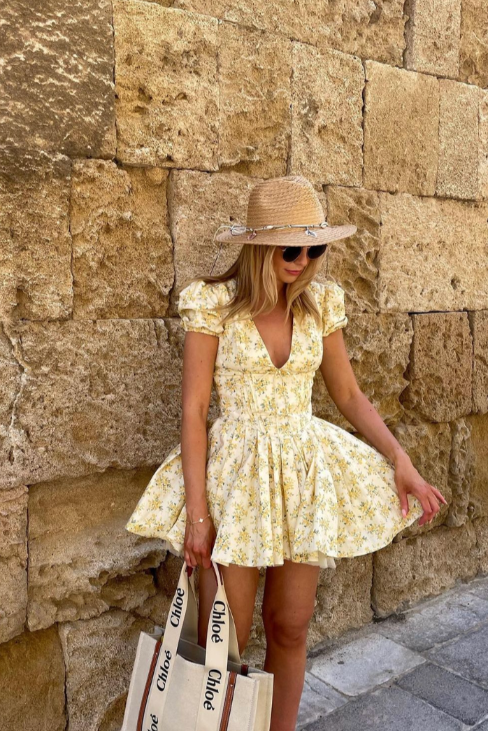 Vila | Floral Mini Dress