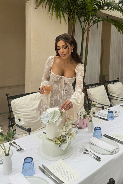 Bea | Long Sleeved Lace Mini Dress