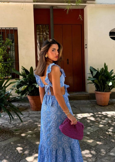 Cloe | Ruffled Maxi Dress