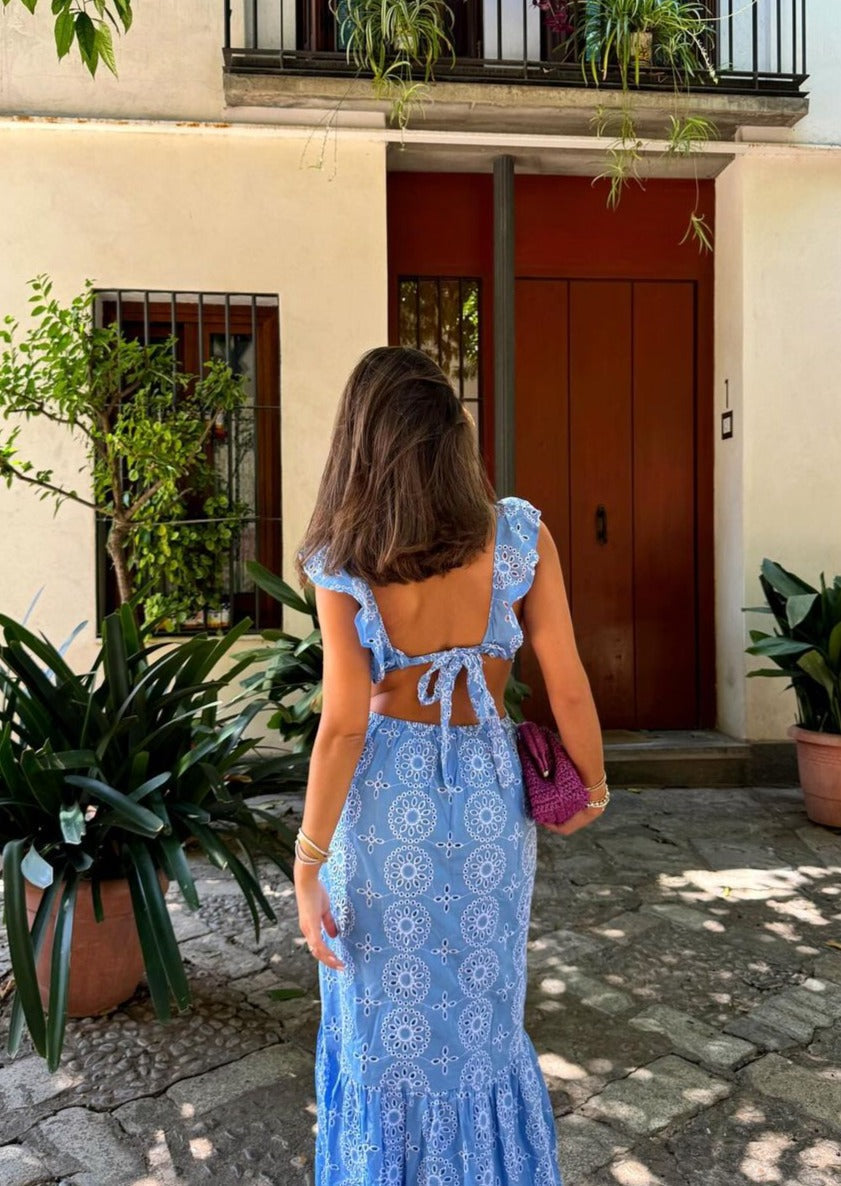 Cloe | Ruffled Maxi Dress