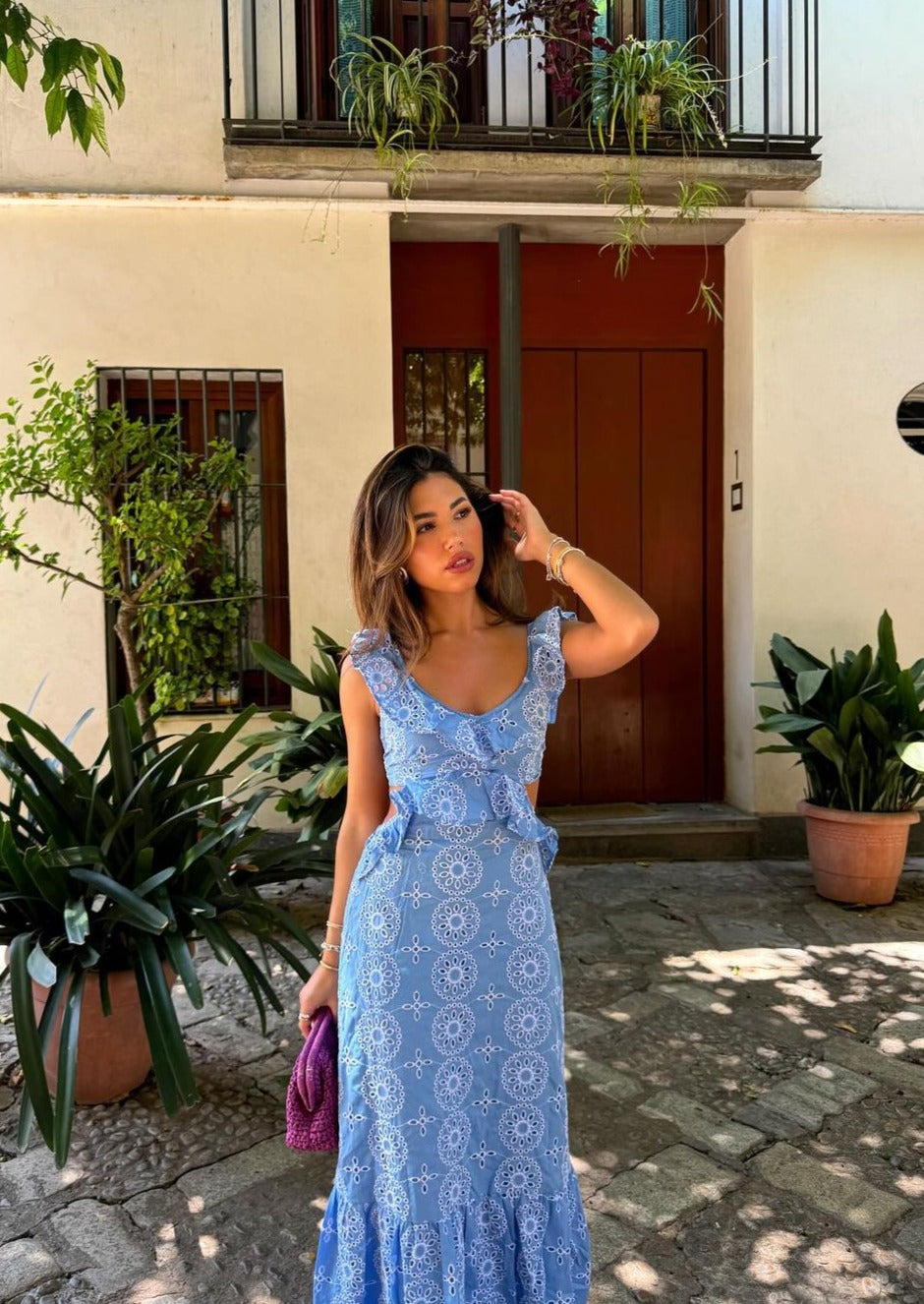 Cloe | Ruffled Maxi Dress