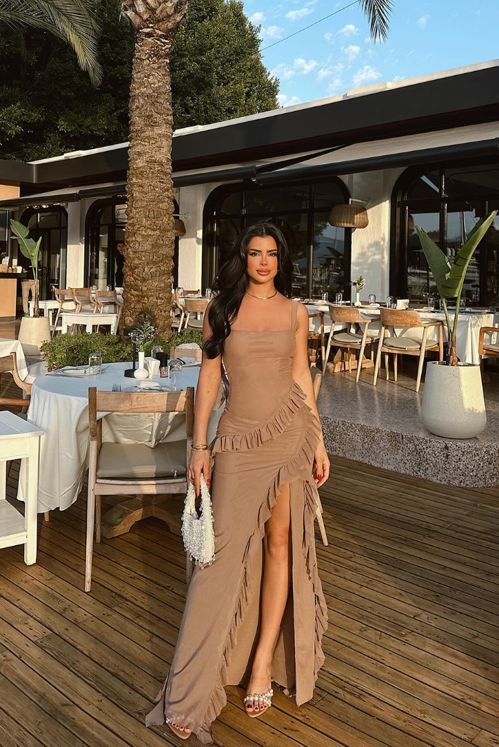 Josephine Ruffle | Maxi Dress