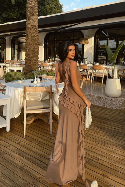 Josephine Ruffle | Maxi Dress