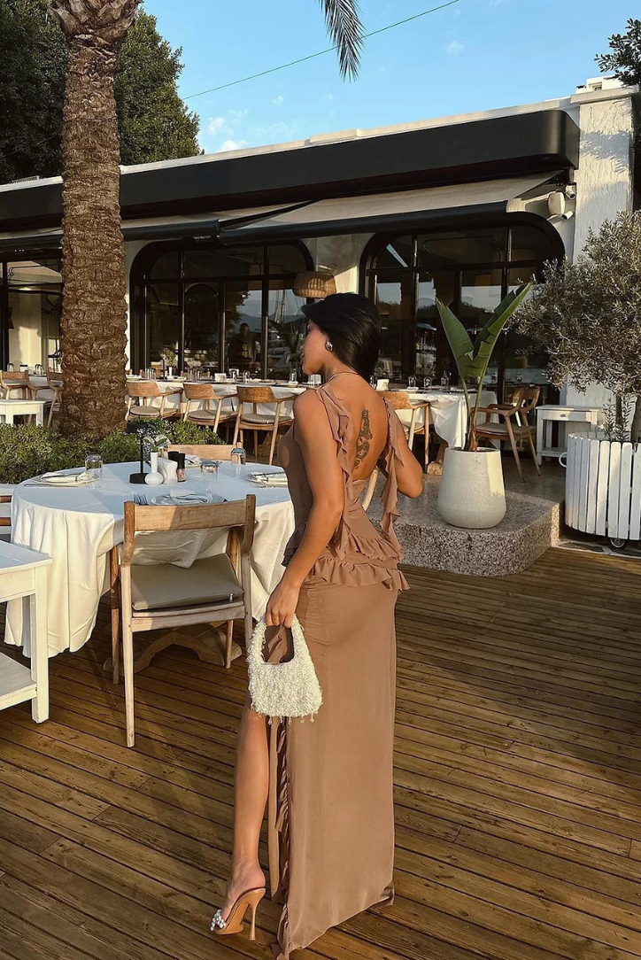 Josephine Ruffle | Maxi Dress