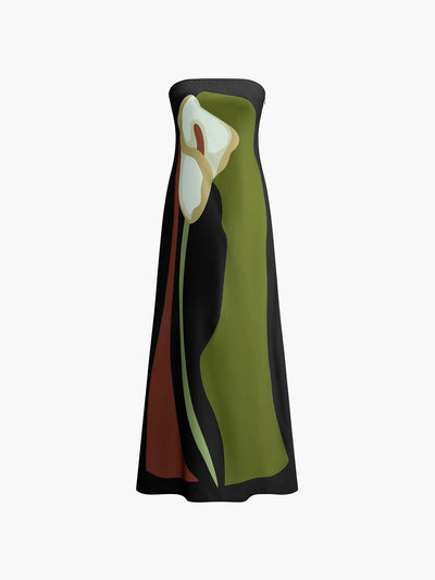 Amy | Strapless Maxi Dress