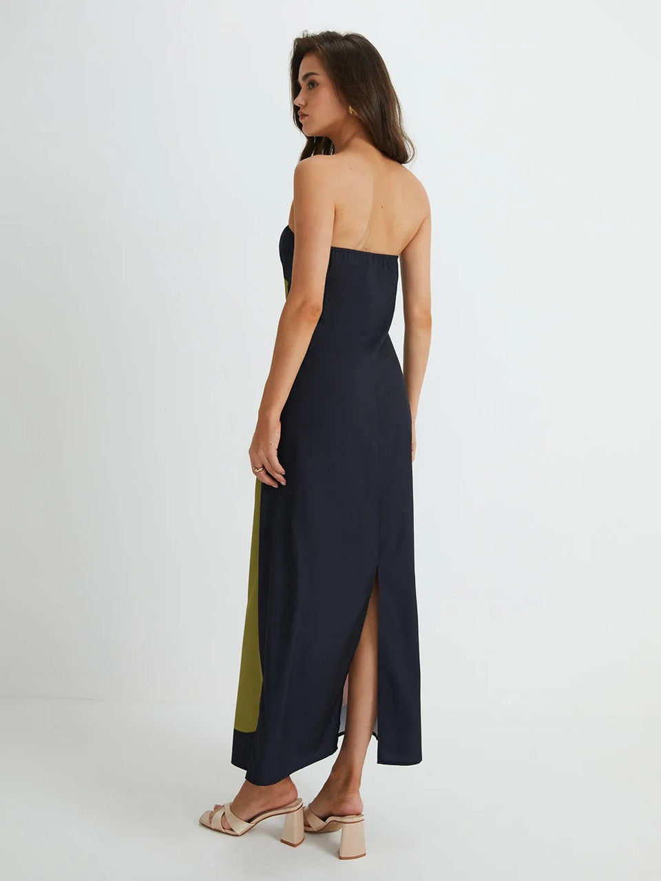 Amy | Strapless Maxi Dress