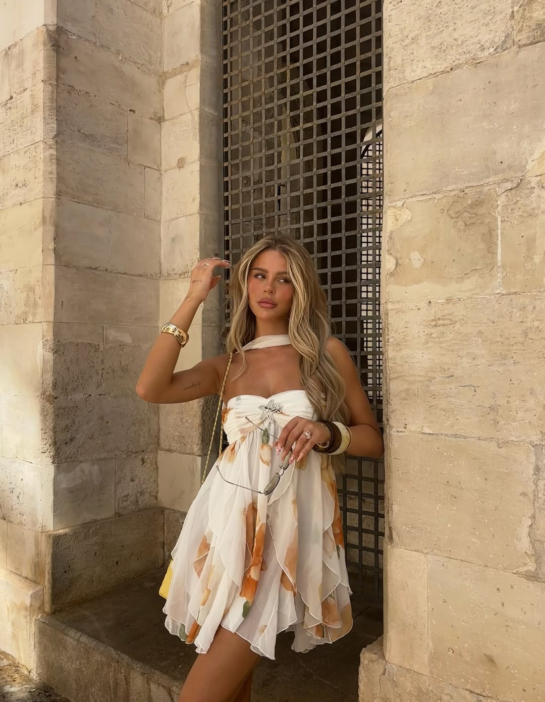 Joana  | Printed Mini Dress