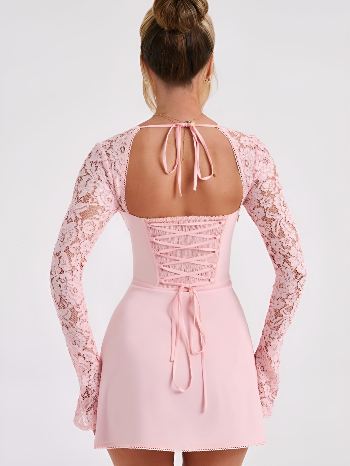 Laurente | Mini Dress - Blush