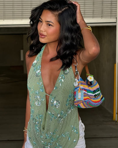 Stella | The Draped Halter Top