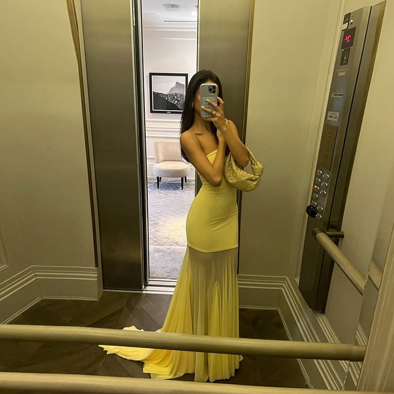Tyla | Slim Bustier Maxi Dress
