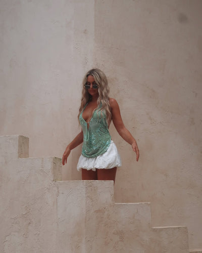 Stella | The Draped Halter Top