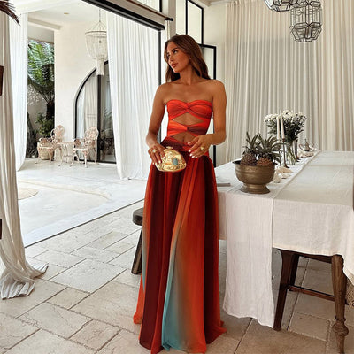 Mia | Strapless Maxi Dress