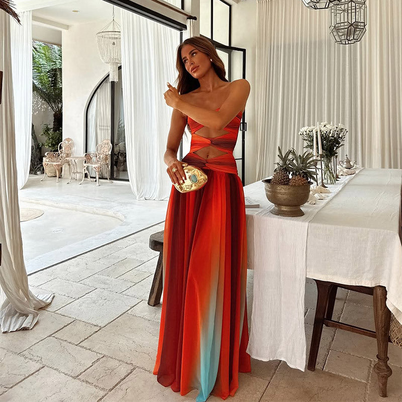 Mia | Strapless Maxi Dress