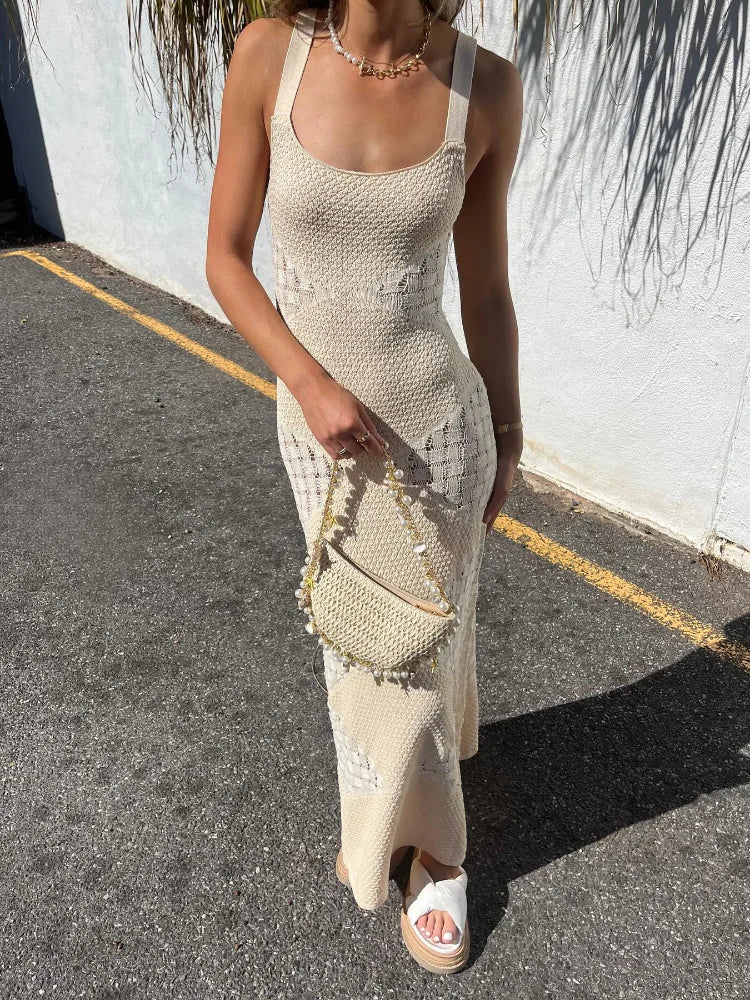 Clara | Knitted Maxi Dress