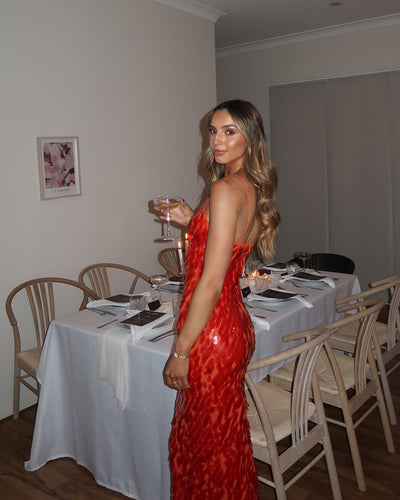 Rania  | Sequin Maxi Long Dress