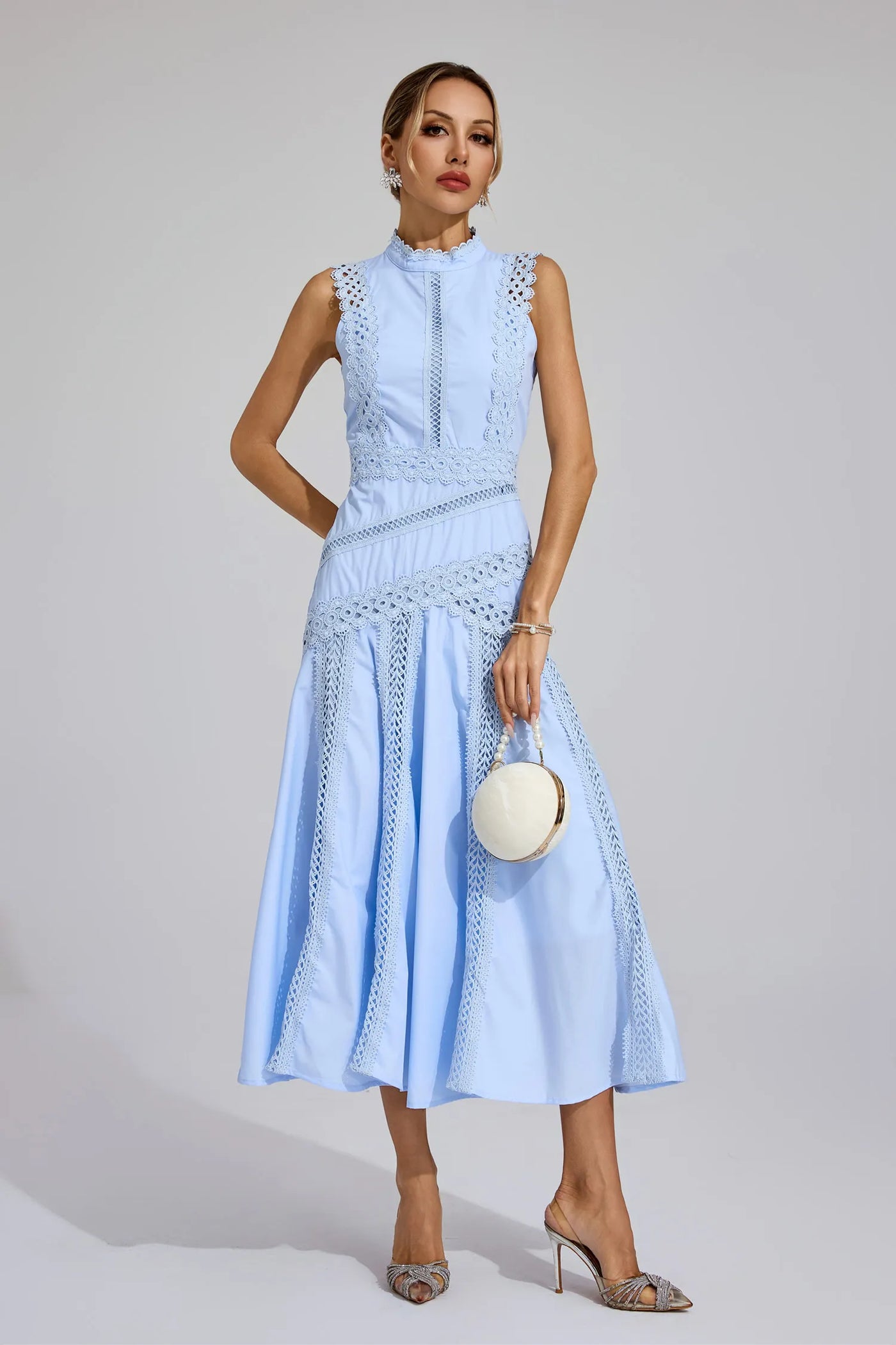 Miran | Sleeveless Lace Dress