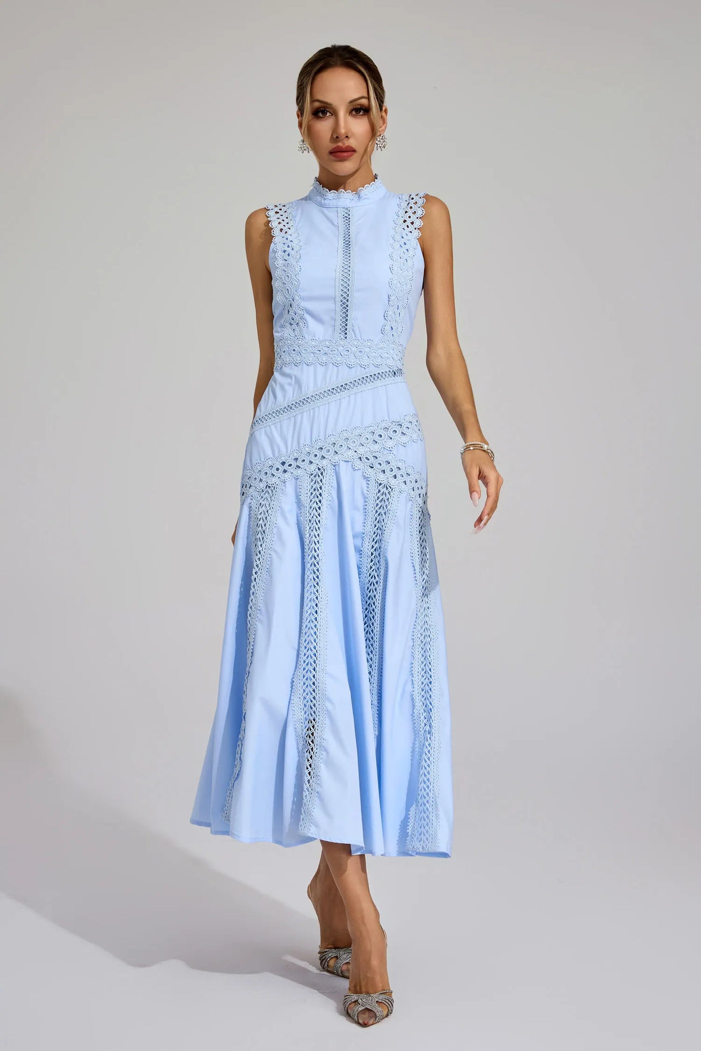 Miran | Sleeveless Lace Dress